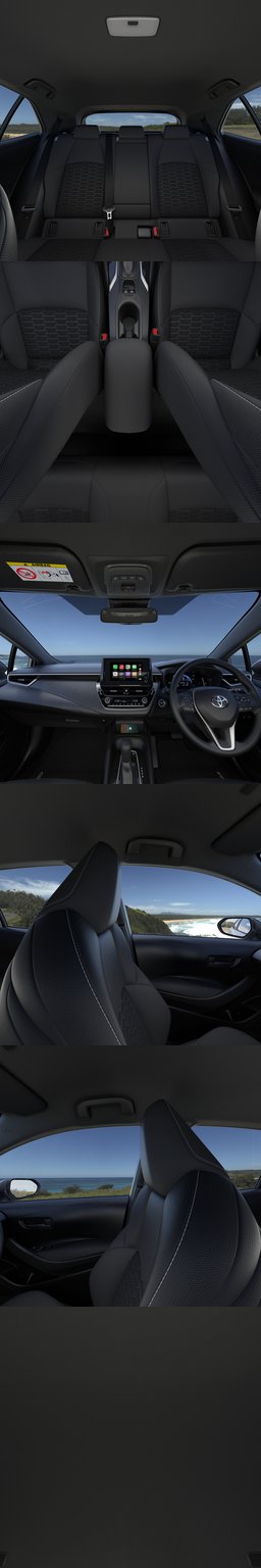 Toyota Corolla Hatch 360 degree interior panorama