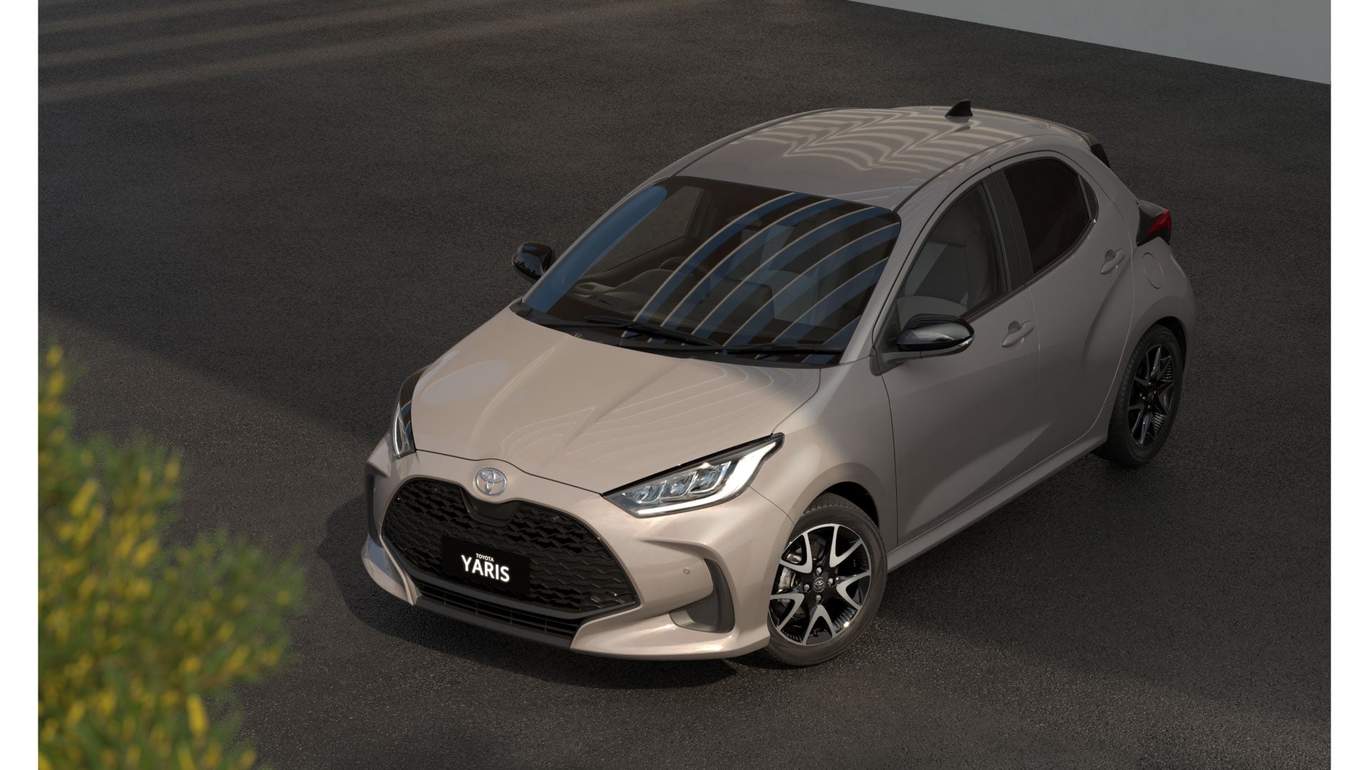Toyota Yaris driving