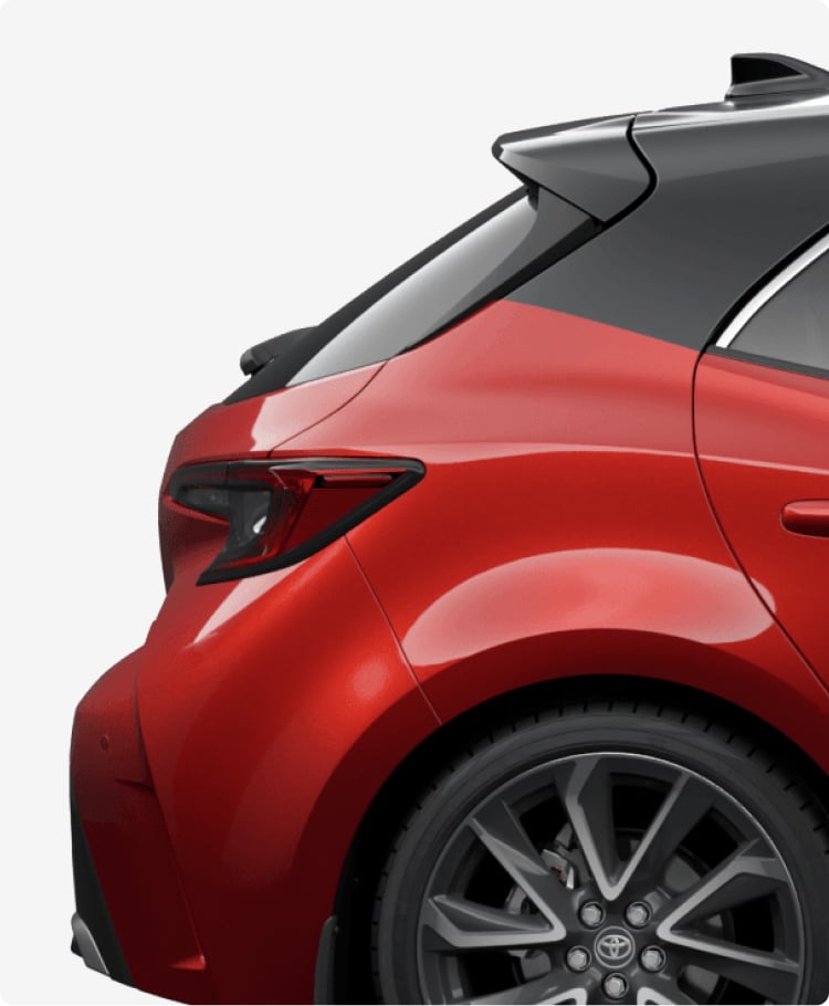 Toyota hatch and sedan category